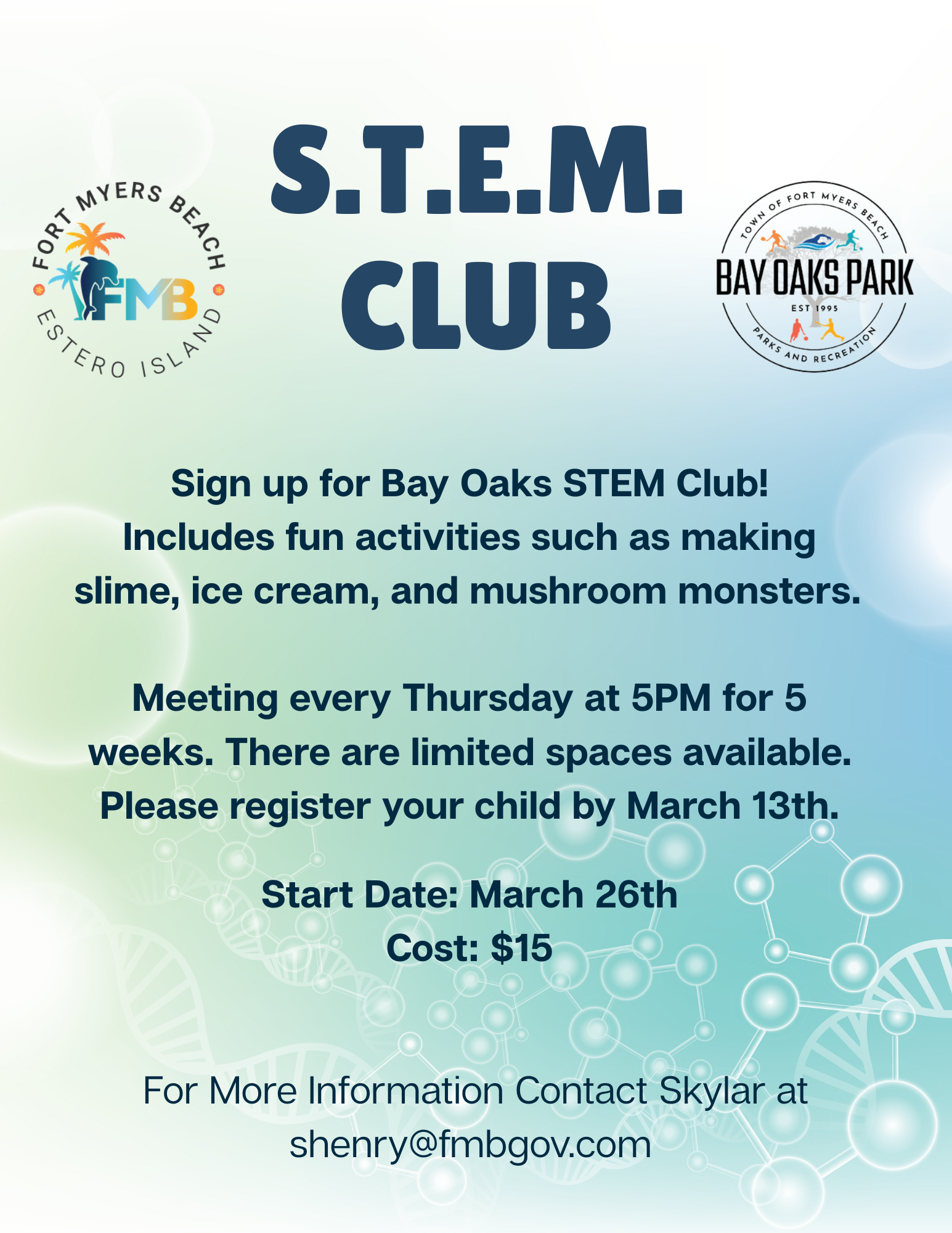 Stem Club Flyer
