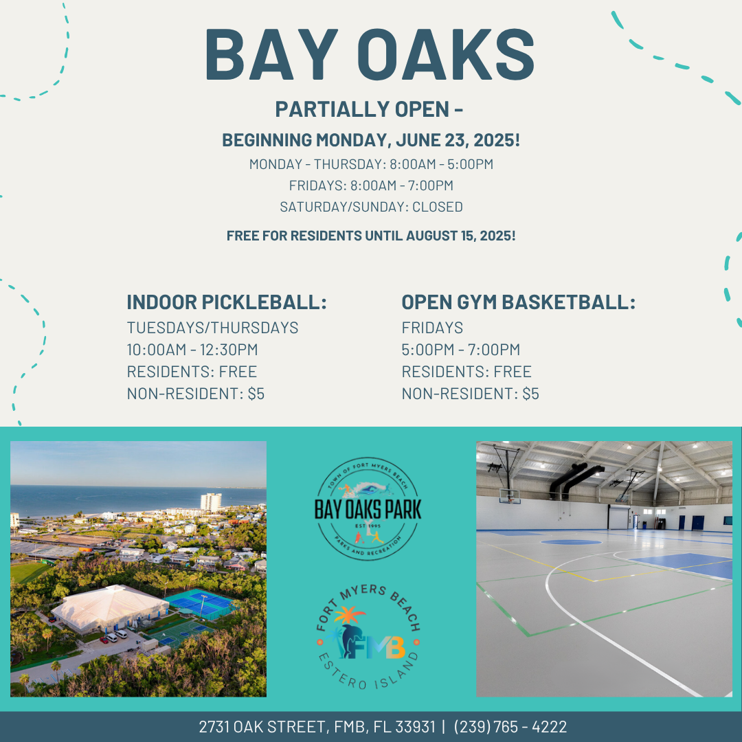 BAY OAKS Partially Open