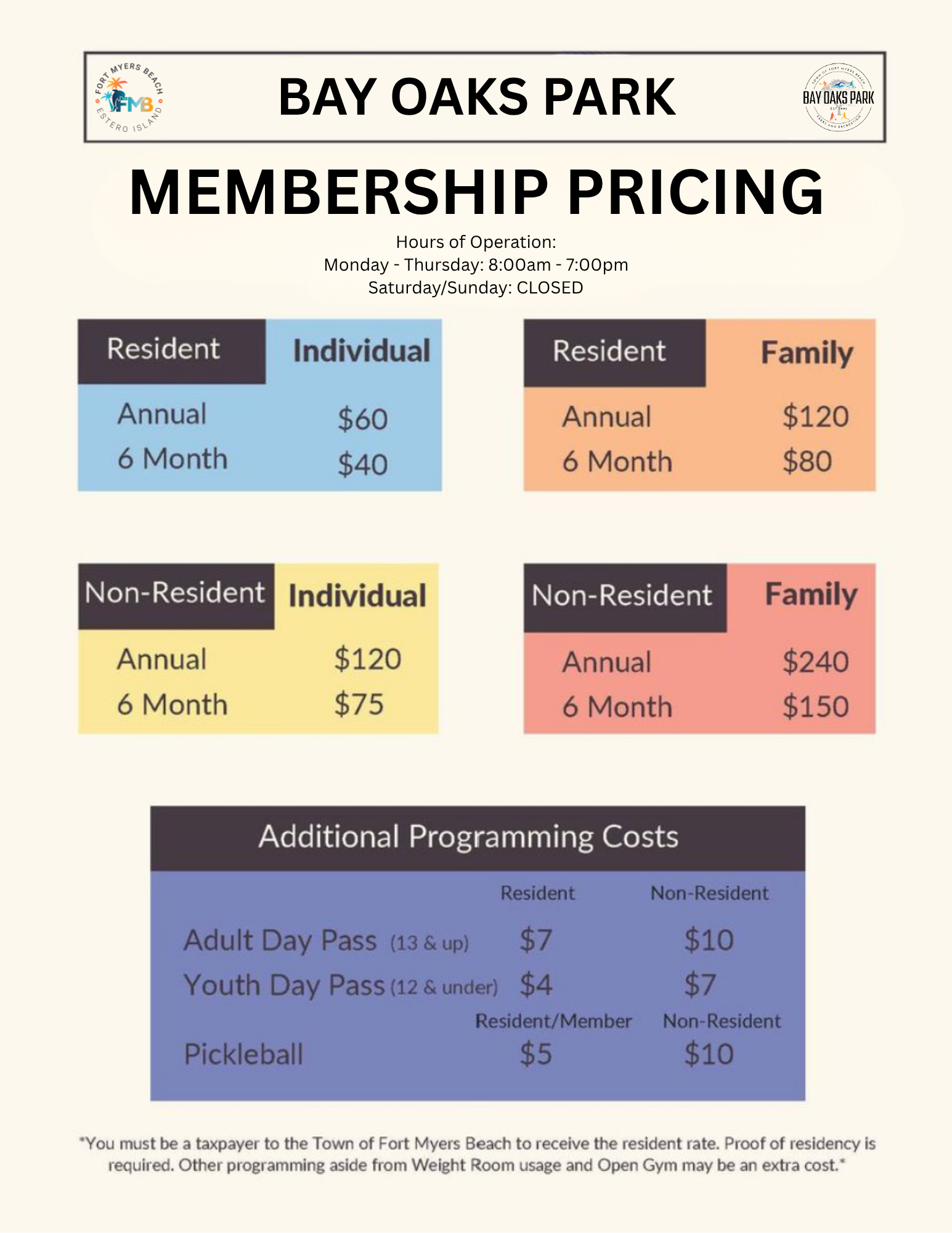 Membership Pricing