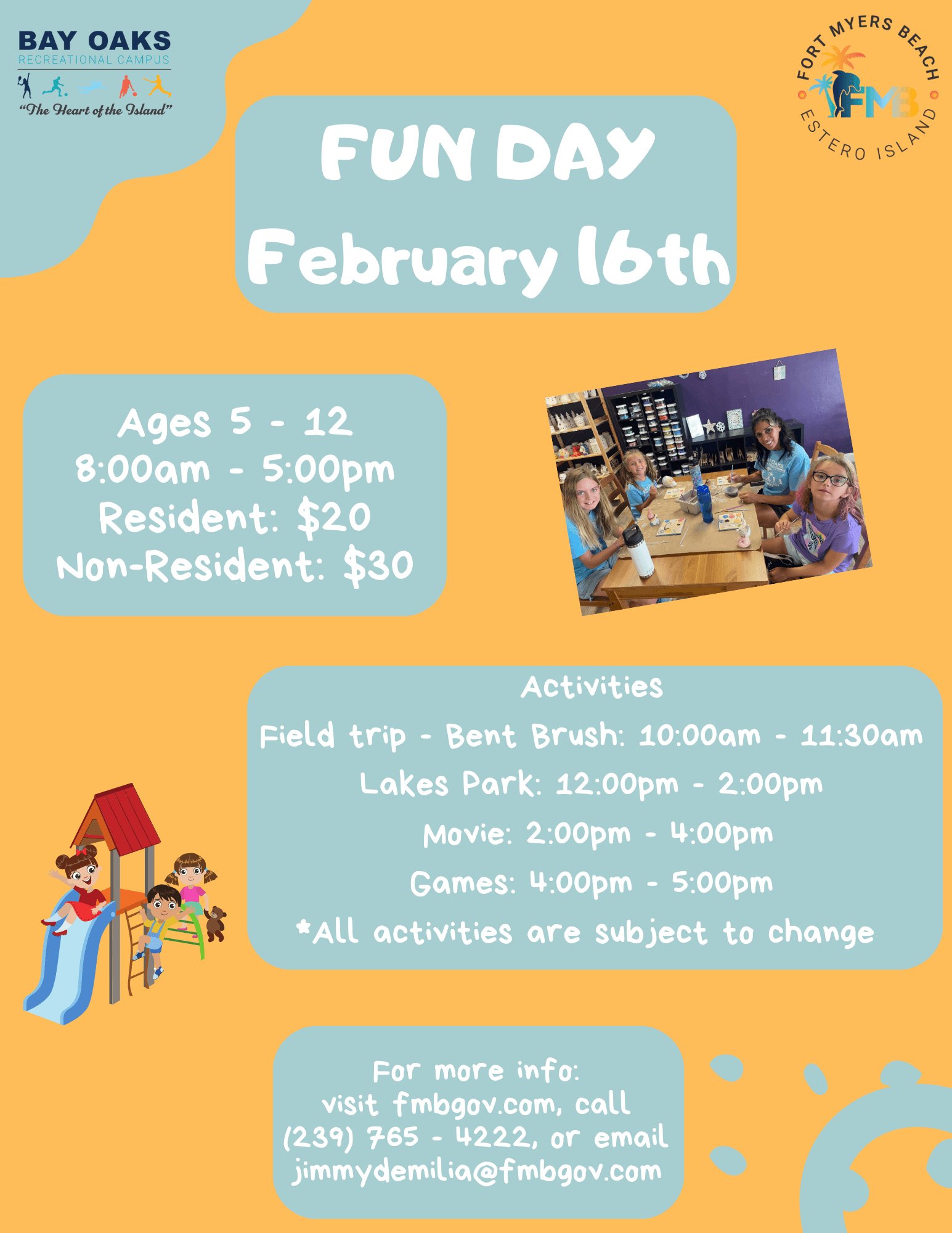 February 16th Fun Day