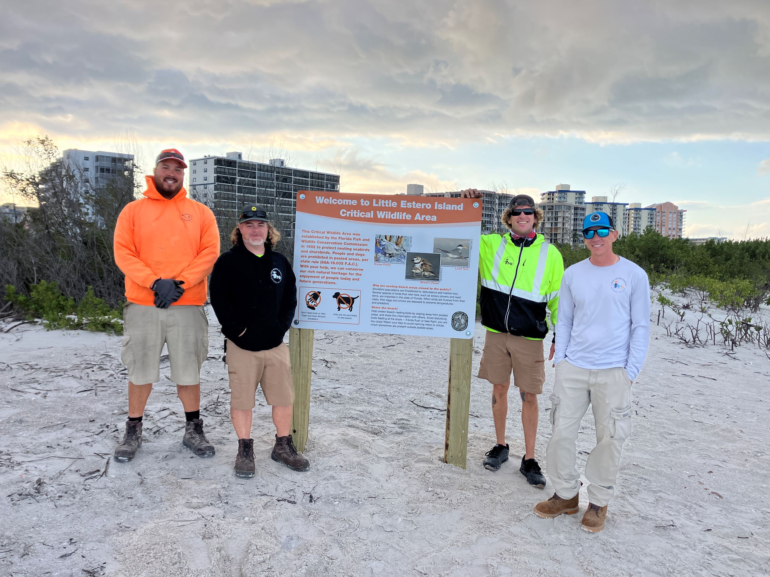 Little Estero Critical WIldlife Area Sign